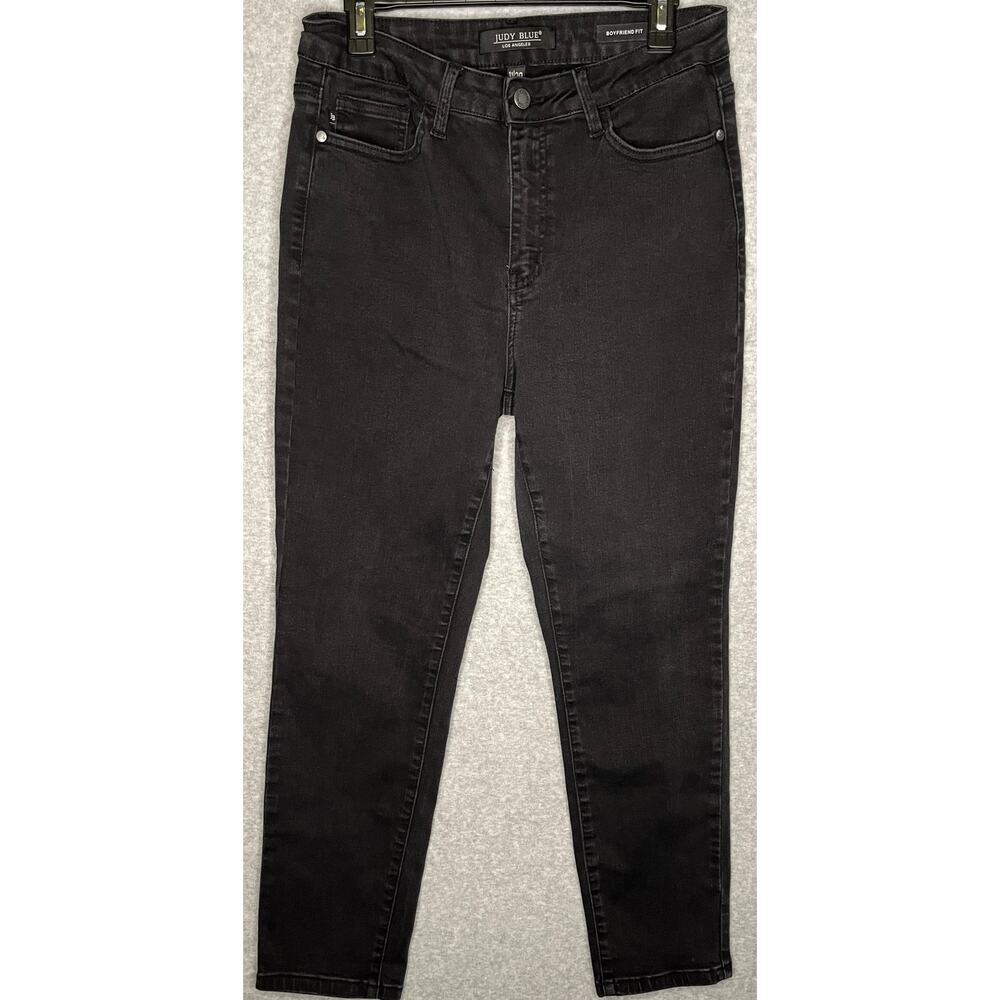 Judy Blue Los Angeles women's denim jeans black boyfriend fit 11/30